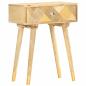Preview: Nachttisch 43×30×58 cm Massivholz Mango 