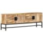 Preview: TV-Schrank 140x30x50 cm Massivholz Mango