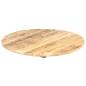 Preview: Tischplatte Massivholz Mango Rund 15-16 mm 80 cm