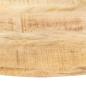 Preview: Tischplatte Massivholz Mango Rund 15-16 mm 80 cm