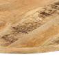Preview: Tischplatte Massivholz Mango Rund 25-27 mm 60 cm