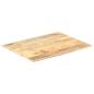 Preview: Tischplatte Massivholz Mango 15-16 mm 80x60 cm