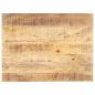 Preview: Tischplatte Massivholz Mango 15-16 mm 80x60 cm