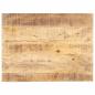 Preview: Tischplatte Massivholz Mango 15-16 mm 80x70 cm
