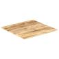 Preview: Tischplatte Massivholz Mango 15-16 mm 80x80 cm