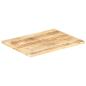Preview: Tischplatte Massivholz Mango 25-27 mm 80x60 cm