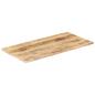 Preview: Tischplatte Massivholz Mango 25-27 mm 100x60 cm