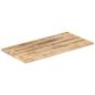 Preview: Tischplatte Massivholz Mango 25-27 mm 120x60 cm