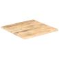 Preview: Tischplatte Massivholz Mango 25-27 mm 70x70 cm