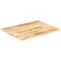 Preview: Tischplatte Massivholz Mango 25-27 mm 80x70 cm