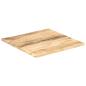 Preview: Tischplatte Massivholz Mango 25-27 mm 80x80 cm