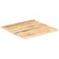 Preview: Tischplatte Massivholz Mango 25-27 mm 80x80 cm