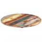Preview: Tischplatte Rund 40 cm 15-16 mm Altholz Massiv
