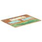 Preview: Tischplatte Rechteckig 60x80 cm 15-16 mm Altholz Massiv