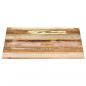 Preview: Tischplatte Quadratisch 70x70 cm 15-16 mm Altholz Massiv