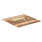 Preview: Tischplatte Quadratisch 70x70 cm 15-16 mm Altholz Massiv