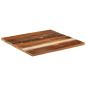 Preview: Tischplatte Quadratisch 70x70 cm 25-27 mm Altholz Massiv
