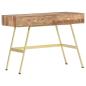 Preview: Schreibtisch mit Schubladen 100x55x75 cm Massivholz Palisander