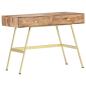 Preview: Schreibtisch mit Schubladen 100x55x75 cm Massivholz Palisander
