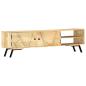 Preview: TV-Schrank 140x30x40 cm Massivholz Mango
