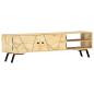 Preview: TV-Schrank 140x30x40 cm Massivholz Mango