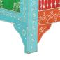 Preview: Handbemalter Nachttisch 40×30×50 cm Mango Massivholz 