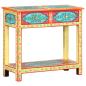 Preview: Konsolentisch Handbemalt 80×35×75 cm Mango Massivholz