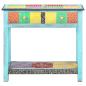 Preview: Konsolentisch Handbemalt 80×35×75 cm Mango Massivholz 