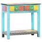 Preview: Konsolentisch Handbemalt 80×35×75 cm Mango Massivholz 