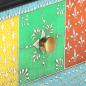 Preview: Konsolentisch Handbemalt 80×35×75 cm Mango Massivholz 