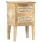 Preview: Nachttisch Handbemalt 40×30×60 cm Mango Massivholz