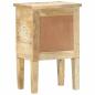 Preview: Nachttisch Handbemalt 40×30×60 cm Mango Massivholz