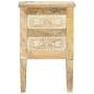 Preview: Nachttisch Handbemalt 40×30×60 cm Mango Massivholz