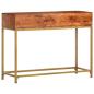 Preview: Konsolentisch 100×35×76 cm Massivholz Akazie