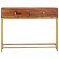 Preview: Konsolentisch 100×35×76 cm Massivholz Akazie
