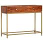 Preview: Konsolentisch 100×35×76 cm Massivholz Akazie