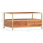 Preview: Couchtisch 90 x 50 x 40 cm Massivholz Akazie