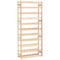 Preview: Weinregal für 77 Flaschen Kiefernholz 