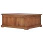 Preview: Couchtisch 68 x 68 x 30 cm Teak Massivholz