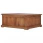 Preview: Couchtisch 68 x 68 x 30 cm Teak Massivholz