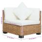 Preview: Ecksofa mit Kissen Natürliches Rattan