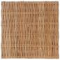 Preview: Fußhocker mit Kissen Natürliches Rattan