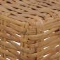 Preview: Couchtisch 47x47x28 cm Rattan Natur