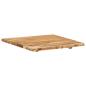 Preview: Badezimmer-Waschtischplatte Massivholz Akazie 58x52x2,5 cm