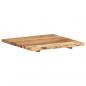 Preview: Badezimmer-Waschtischplatte Massivholz Akazie 58x52x2,5 cm