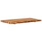 Preview: Badezimmer-Waschtischplatte Massivholz Akazie 100x52x3,8 cm