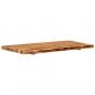 Preview: Badezimmer-Waschtischplatte Massivholz Akazie 100x52x3,8 cm