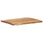 Preview: Tischplatte Massivholz Akazie 80x(50-60)x3,8 cm 