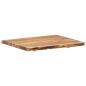 Preview: Tischplatte Massivholz Akazie 80x(50-60)x3,8 cm 