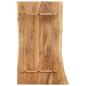 Preview: Tischplatte Massivholz Akazie 100x(50-60)x2,5 cm 